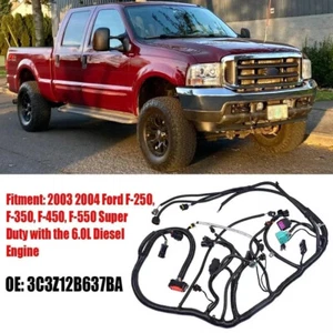 Arnés de cableado del motor 4C3Z-12B637-Ca nuevo para 2004 Excursion F250 F350 F450 F550 - Imagen 1 de 12