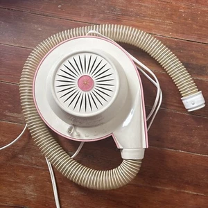 Vintage General Electric Deluxe Hair Dryer Pink Tested & Works - Picture 1 of 4