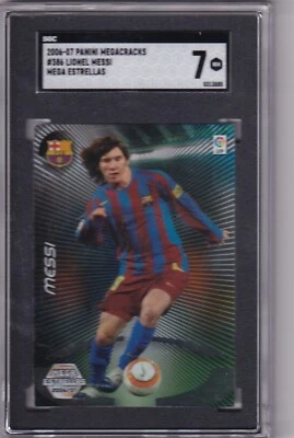 Megacracks Panini 2006-07 No. 386 Lionel Messi Mega Estrellas SGC 7 Foto 1 de 2