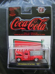 M2 Machines Coca Cola RW01 1949 STUDEBAKER 2R ABSCHLEPPWAGEN - Bild 1 von 2