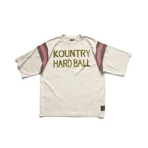 MAYSAINT 23SS COTTON PRINTED T SHIRT PATCHWORK JAPANESE CAPITAL SHIRT TOP TEE - Picture 1 of 13