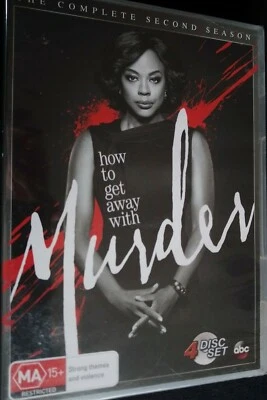How To Get Away With Murder Season 2 (DVD, 2016, 4-Disc Set) NEW SEALED - Image 1 of 2