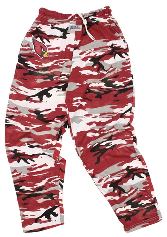 Zubaz NFL Men's Arizona Cardinals Camo Lounge Pants Cover