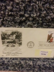 U.S. FIRST DAY 20 CENT COVER STATE BIRDS AND FLOWERS 1982 - Picture 1 of 4