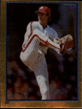 1983 Topps Stickers Philadelphia Phillies Baseball Card #267 Steve Carlton FOIL