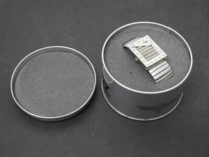 Vintage Boy London Stainless Steel Flip Open Wrist Watch 05W New Battery - Picture 1 of 12