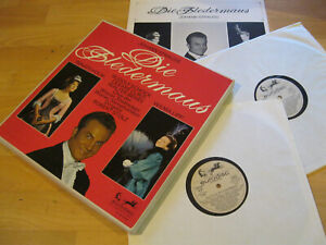2 LP Box Johann Strauß Die Fledermaus Vinyl Eurodisc HI-FI 71566 / ST PL 71 567
