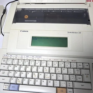 Canon Starwriter 25 - Power Supply - Manuals - Case Original Box - New Ribbon - Picture 1 of 7