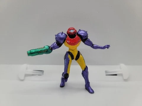 Jakks Pacific SAMUS 3" METROID  World Of Nintendo  Samus Aran Figure Cover