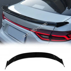 Glossy Black Rear Tail Trunk Spoiler Wing Lip For 2020-2022 Toyota Corolla Sedan - Picture 1 of 9