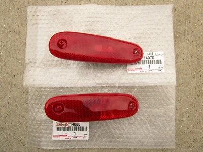 SE ADAPTA A: 97 98 TOYOTA SUPRA JZA80 LUZ DE MARCA TRASERA IZQUIERDA + DERECHA OEM NUEVO Foto 1 de 4