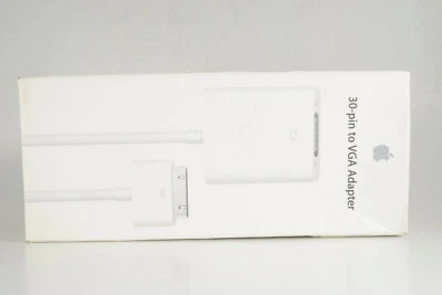 New Apple MC552ZM/B 30-Pin to VGA Adapter For iPad 2 iPhone 4 iPod Touch OEM - Image 1 of 4