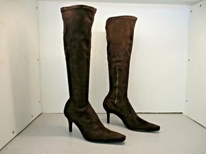 Antonio Melani "Rochelle" braun groß Handschuh Passform Mode Stiefel Größe 6,5M - Bild 1 von 9