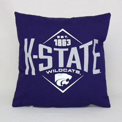 Kansas State University Wildcats Decorative Pillow 12"x12" - Image 1 of 4