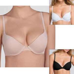 Sujetador Camiseta Push Up Acolchado Wonderbra Lencería Ultimate Negro Blanco Desnudo W9443 - Imagen 1 de 4