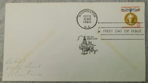 First Day Of Issue Ignacy Jan Paderewski 1960 DC Vintage Stamp Envelope Cover - Picture 1 of 4
