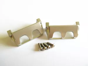Servoprotettore in alluminio salvagente per Traxxas 1/16 MINI REVO SUMMIT SLASH argento - Foto 1 di 5