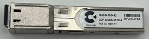 CALIX 100-01661 1GE COPPER RJ45 SFP 1GE CU 100M TRANSCEIVERS LCP-1250RJ3STC-X - Picture 1 of 4