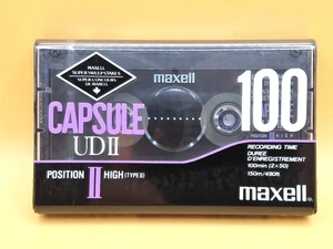 Maxell Capsule UDII 100 leere Audiokassette Band (versiegelt) NEU - Bild 1 von 5