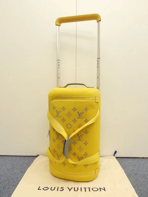 LOUIS VUITTON Horizon Soft 2R55 Suitcase M20124 canvas Jacquard knit Jaune Used - Image 1 of 4