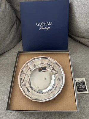 Gorham Heritage YH1 - Vintage Silver Plated Fluted Serving Bowl - 8” by 4” - Image 1 of 4