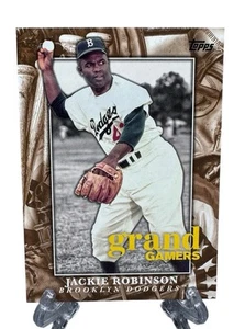 Jackie Robinson 2024 Topps Grand Gamers GOG-13 Brooklyn Dodgers casi nuevo-como nuevo - Imagen 1 de 2