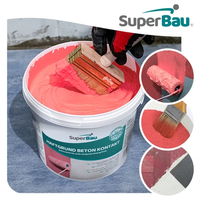 Superbau BETONKONTAKT 1,5 - 25 kg HAFTBRÜCKE Haftgrund BETON Quarzgrund ROSA - Bild 1 von 4