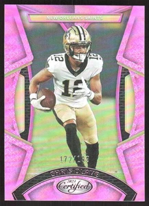 7185H 2023 Panini Certified #53 Chris Olave Mirror Pink #/199 - Picture 1 of 2