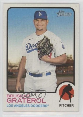 2022 Topps Heritage High Number SP Brusdar Graterol #480 - Image 1 of 2
