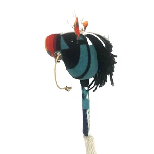 Peluche con adornos de cabeza de caballo azteca del suroeste de colección raros - Imagen 1 de 10