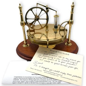 Furgoneta Stirling Engine Arsdell American Stirling Company serie de arte de latón #001 2002 - Imagen 1 de 24