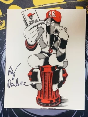 Foto Brillante 8x10 Autografiada RAY BARBEE Santa Cruz ~ Cubierta Powell Peralta~ Foto 1 de 3