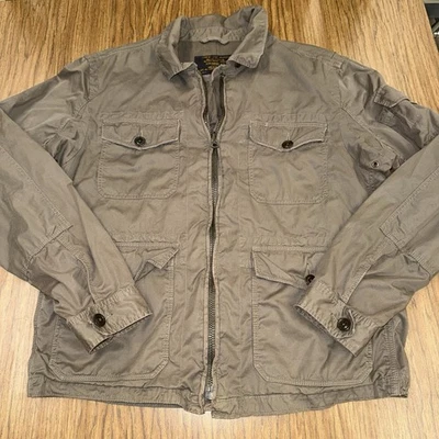 J Crew A/22 Type G38 Military Grade Field Utility Jacket Size Large Brown - Image 1 of 4