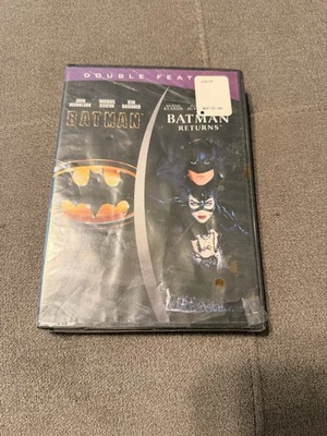 Batman & Batman Returns DOUBLE FEATURE DVD BRAND NEW FACTORY SEALED - Image 1 of 3