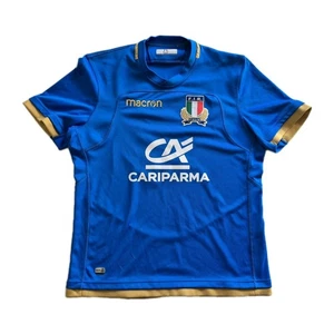 2017/18 Italy Italia Rugby Union jersey shirt Macron Medium  - Bild 1 von 13