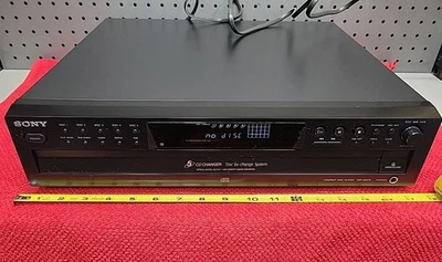 Reproductor cambiador de disco compacto Sony CDP-CE375 5 discos CD 2006 sin control remoto Foto 1 de 4