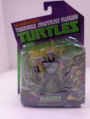 Teenage Mutant Ninja Turtles TMNT 2012 Reissue Shredder 4.5" Figure NEW (2024) - Image 1 of 4