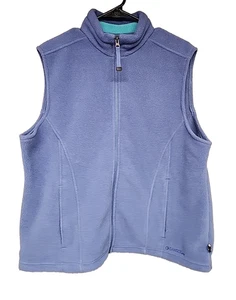 Gander Mountain PolarTec Vest Men's Zip Up Fleece Polyester Size 2XL - Blue - Picture 1 of 7
