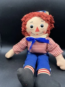 Muñeca vintage Raggedy Andy Knickerbocker 19 pulgadas años 60’s - Imagen 1 de 7
