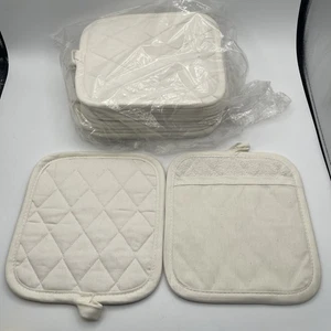Küche Topf Halter Ofenhandschuhe 12er Set Bulk Uni Rohling Leinwand Kunsthandwerk - Bild 1 von 17