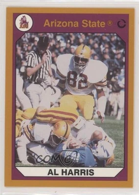 1990 Arizona State Sun Devils Gold Back Al Harris #72 Rookie RC - Image 1 of 2