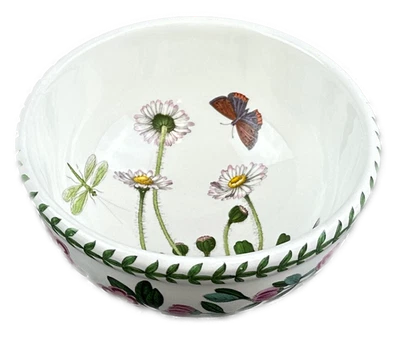 Portmeirion Botanic Garden Individual Salad Bowl Daisy Old Mark England VTG - Image 1 of 4