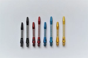 ALUMINIUM AR5 DART STEMS SHAFTS SHORT OR MEDIUM 4 COLOURS  - Imagen 1 de 1