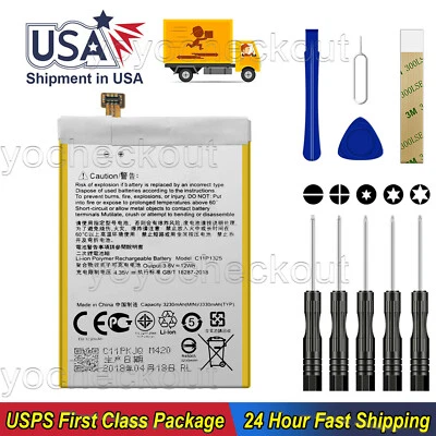 Batería de repuesto para ASUS ZenFone 6 A600CG T00G A601CG C11P1325 herramientas Foto 1 de 4