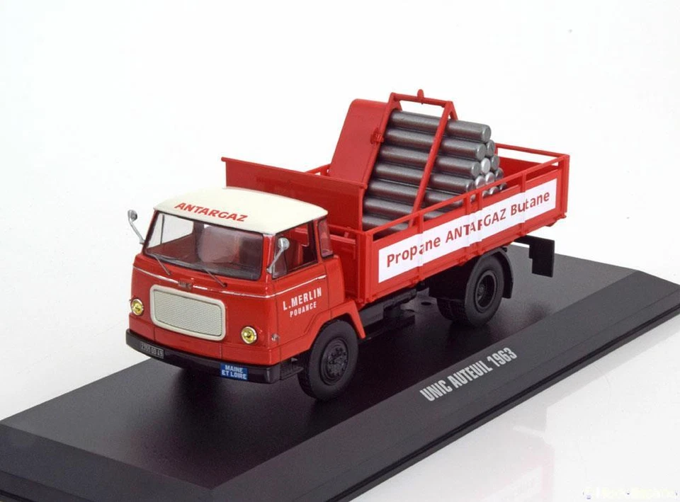 Camion Unic Auteuil Une 1963 Rosso IXO TRU015 1/43 Propano - Immagine 1 di 2