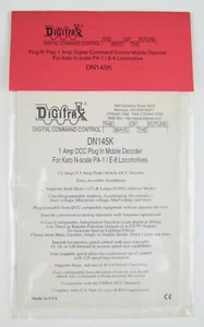 Digitrax- DN145K- Installation Instructions Only- Plug In Mobile Decoder - Imagen 1 de 3