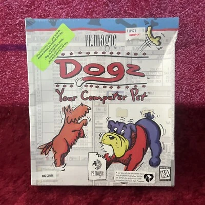 🐕 Vintage Your Computer Pet  MAC CD-ROM Dogs New Factory Sealed super rare - Image 1 of 4