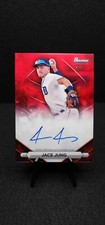 2023 Bowman Sterling Jace Jung Prospect Autograph Red Refractor #2/5