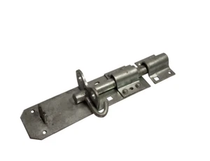 4 Blooma Brown Galvanised Steel Brenton Door bolt (L)152mm (W)45mm 4 Packs - Picture 1 of 1