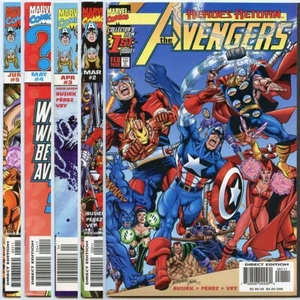 Avengers Vol 3 #s 0-09 lot of 10 Marvel Comics (1998) George Pérez art! - Picture 1 of 12